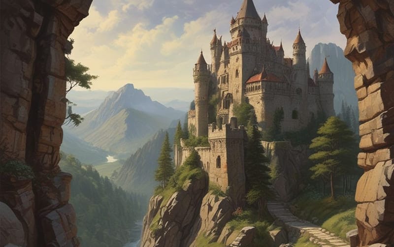 castle illustration